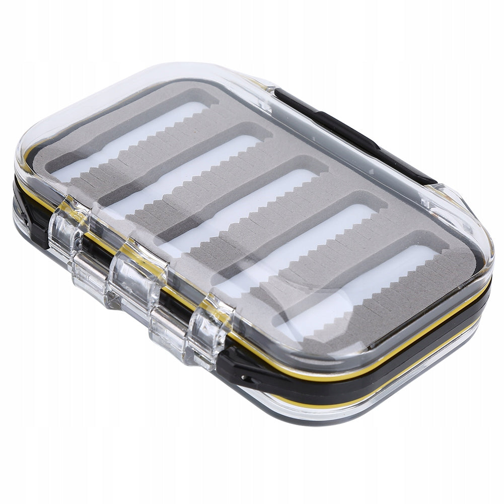 DOUBLE-SIDED BOX 10.3x7.3x3.3cm PLASTIC FOR FLY FISHING LURES Manufacturer code TJB01130121768