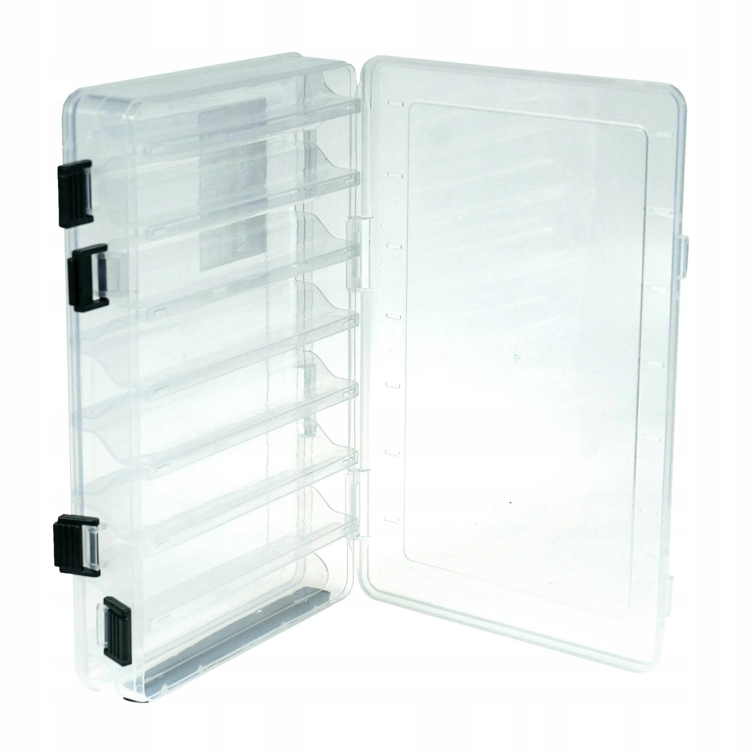 DOUBLE-SIDED BOX FOR PILKERS WOBBLERS SPINNERS FOR ANGLER 27,5 x 18 x 5cm Brand Hokkaido