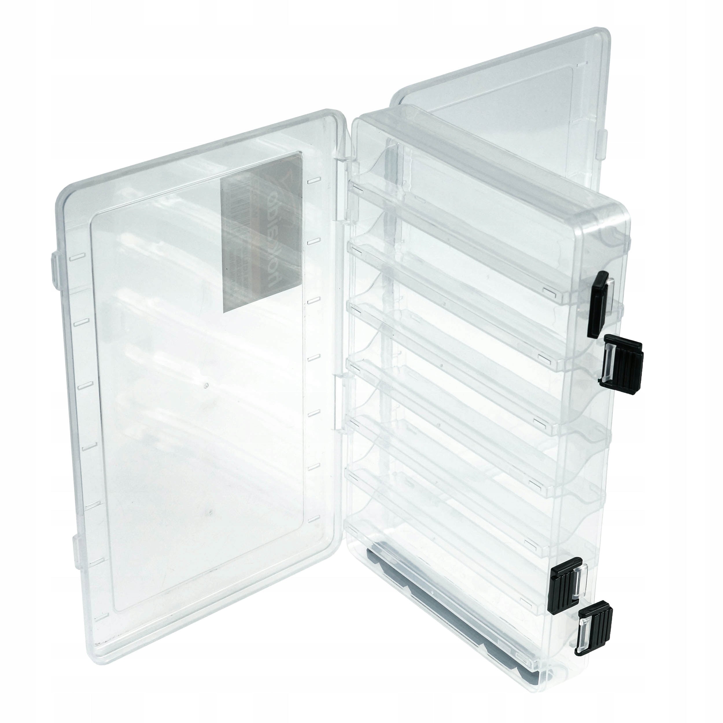 DOUBLE-SIDED BOX FOR PILKERS WOBBLERS SPINNERS FOR ANGLER 27,5 x 18 x 5cm Product weight with unit packaging 0.38 kg