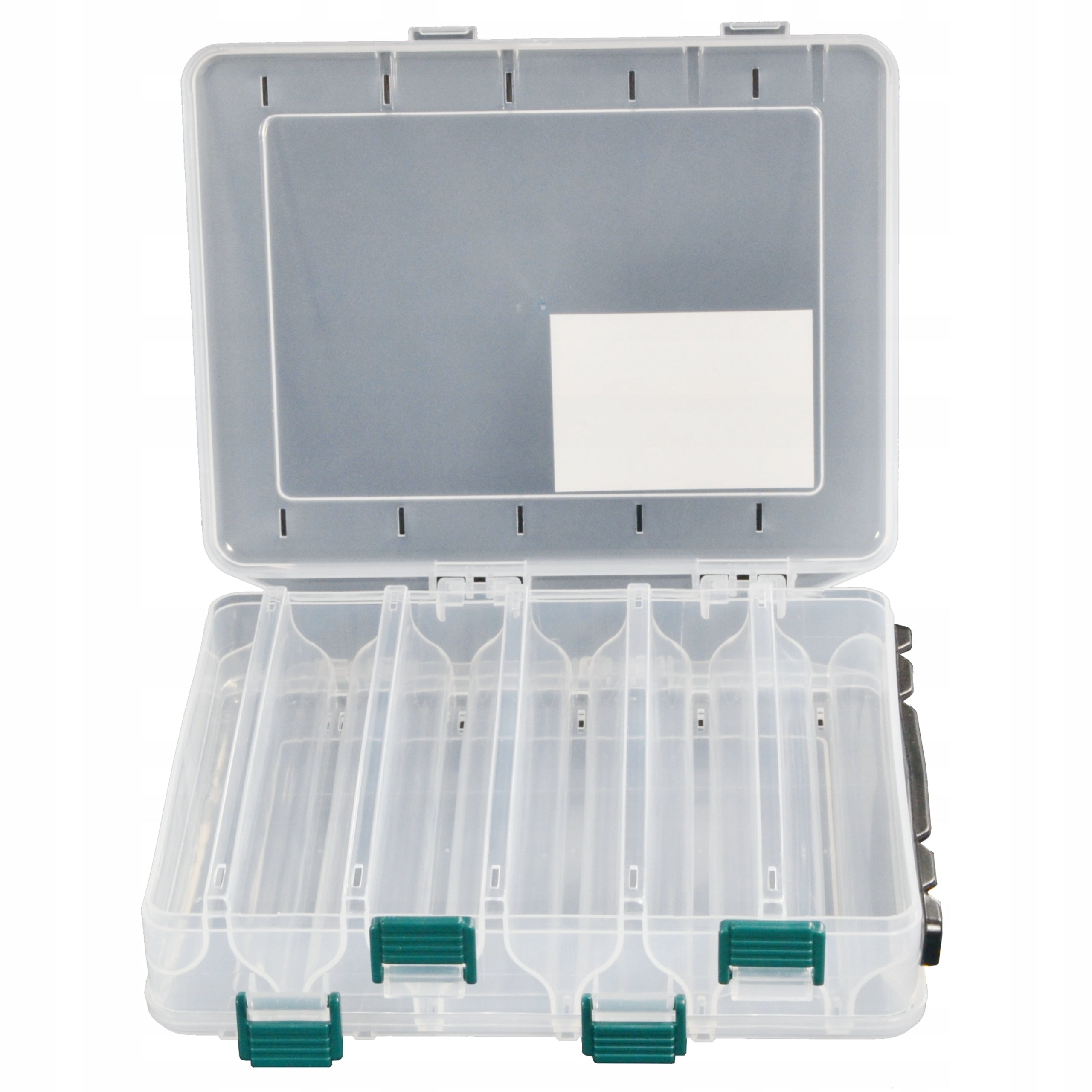 DOUBLE-SIDED FISHING BOX FOR LURES PIKERS WOBBLERS SPINNERS 20x17x5CM Brand Hokkaido