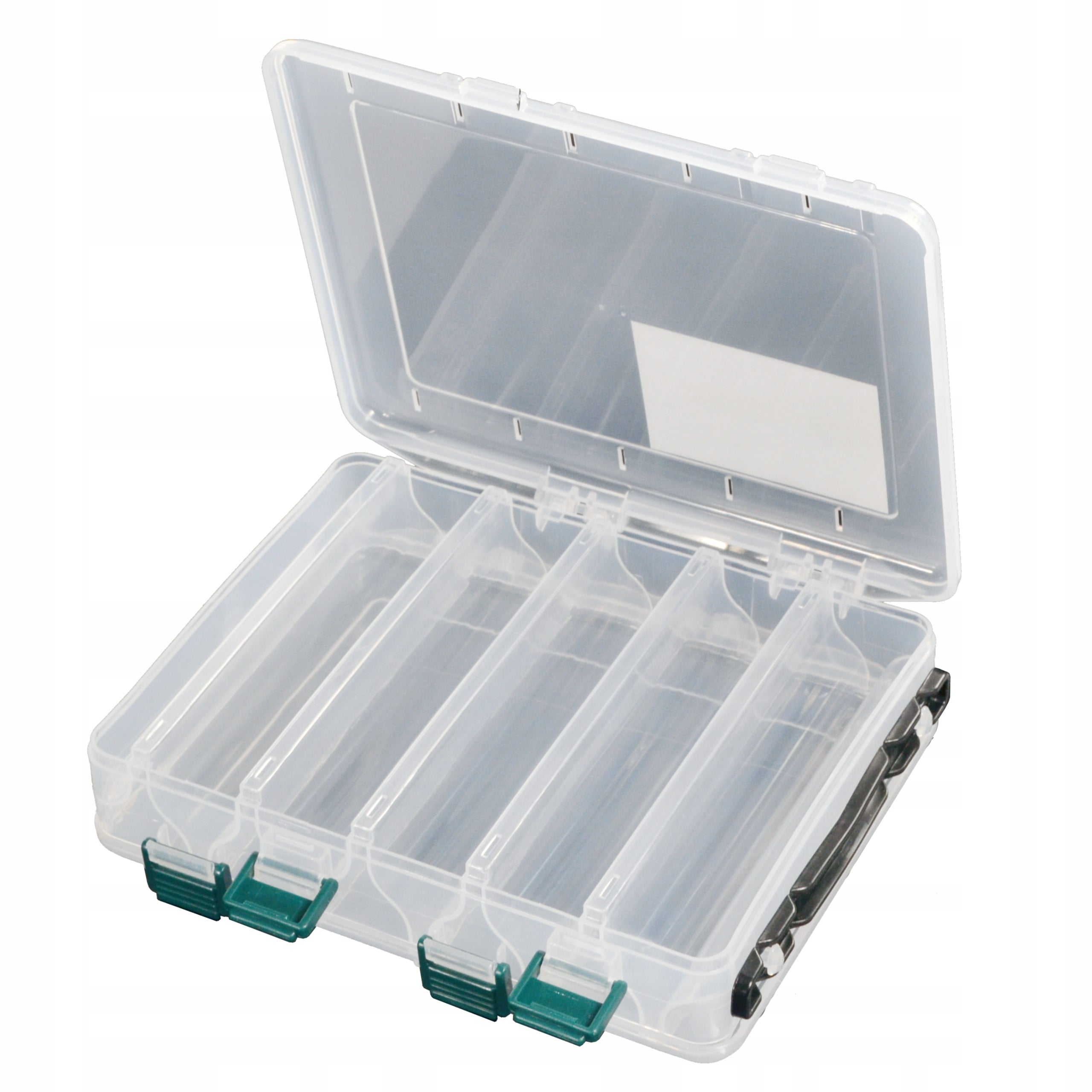 DOUBLE-SIDED FISHING BOX FOR LURES PIKERS WOBBLERS SPINNERS 20x17x5CM Manufacturer code W20528