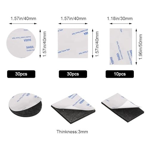 DOUBLE SIDED FOAM ADHESIVE PADS FOR CAR OFFICE HOME 60 PCS. Manufacturer code Nieoznaczona
