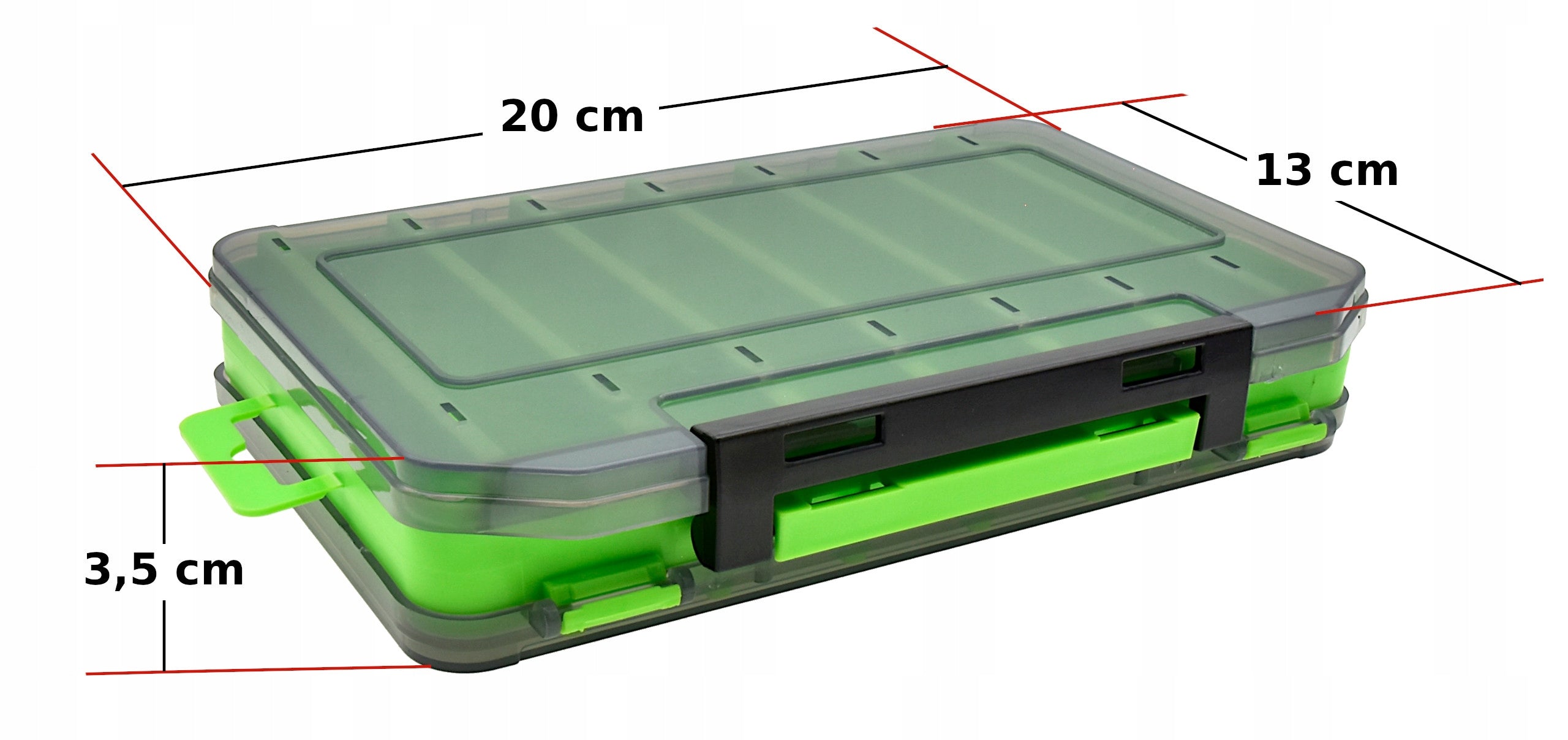 DOUBLE SIDED FOLDING FISHING LURE SPINNING BOX WITH HOLES Manufacturer code MF XD-31D