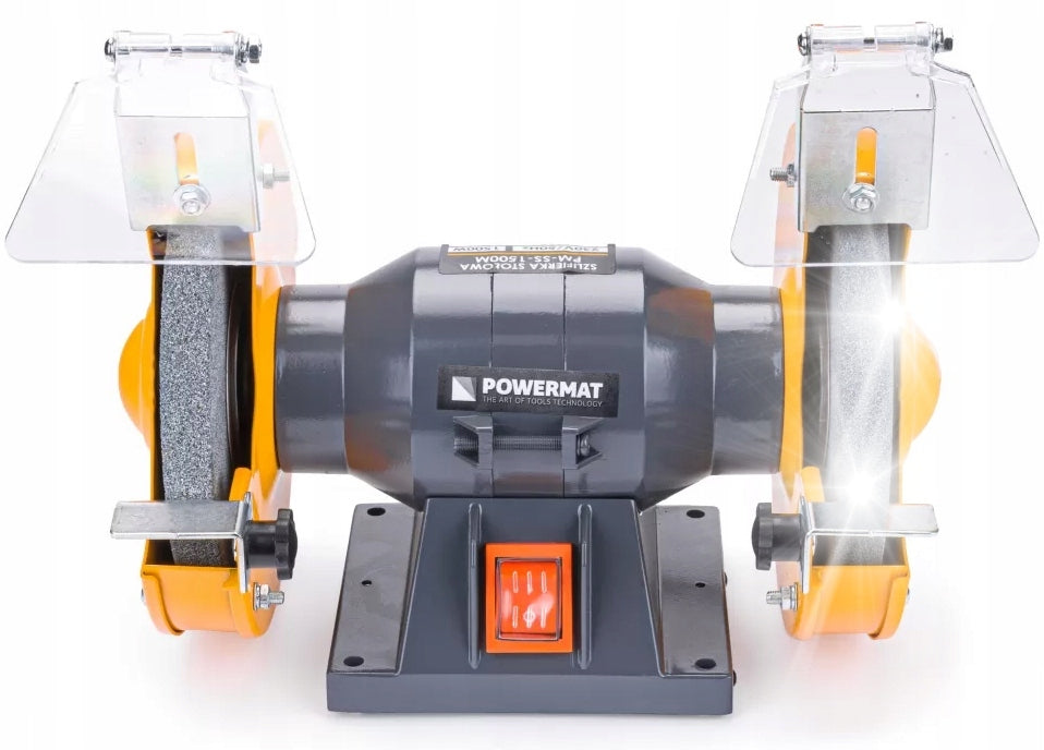 DOUBLE STONE TABLE GRINDER 1500W 2x STONE DISC 150mm STRONG Packaging status original
