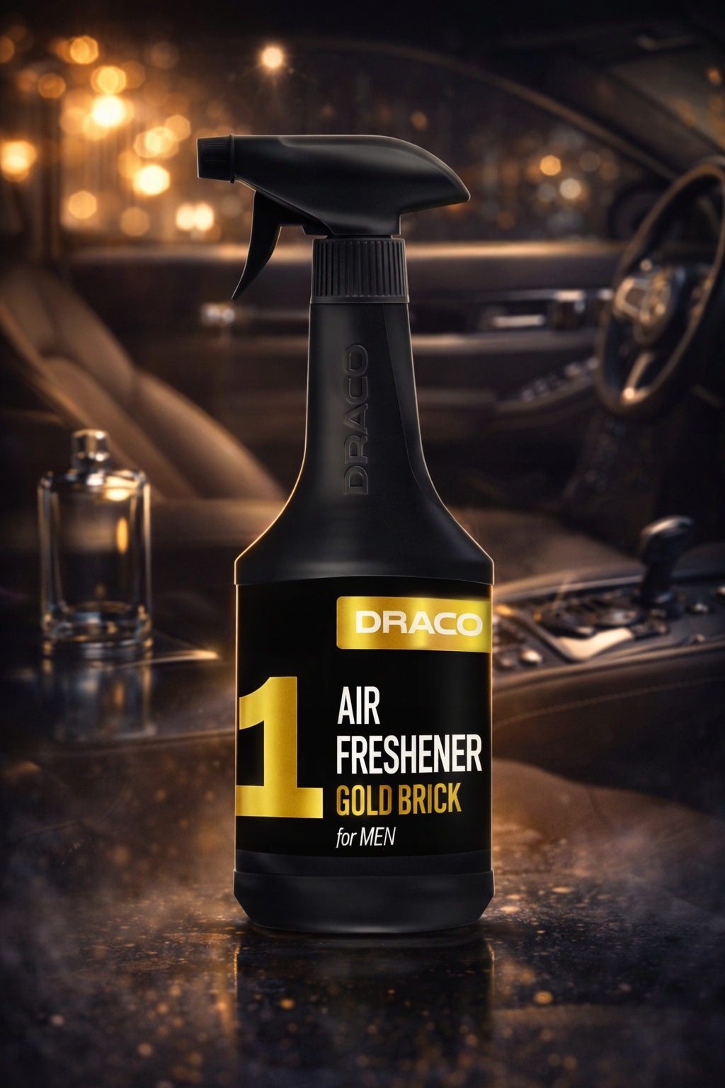 DRACO Air Freshener Gold Brick 750ml Packaging status original