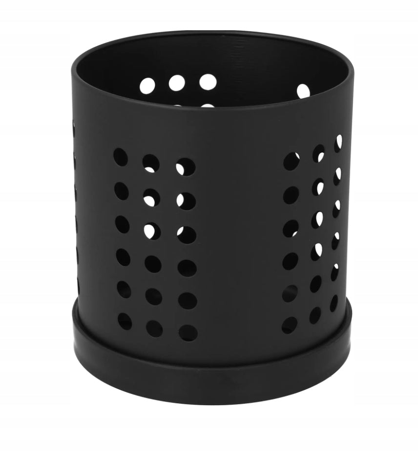 DRAINER CUTLERY RACK CONTAINER ROUND BLACK BRUNBESTE