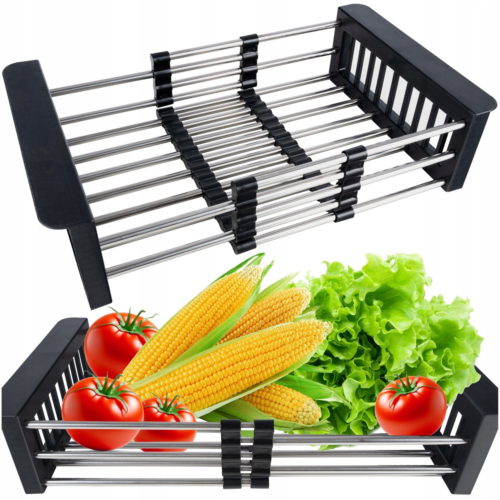 DRAINER SLIDING DRYER Adjustable Kitchen Telescopic DRAINER