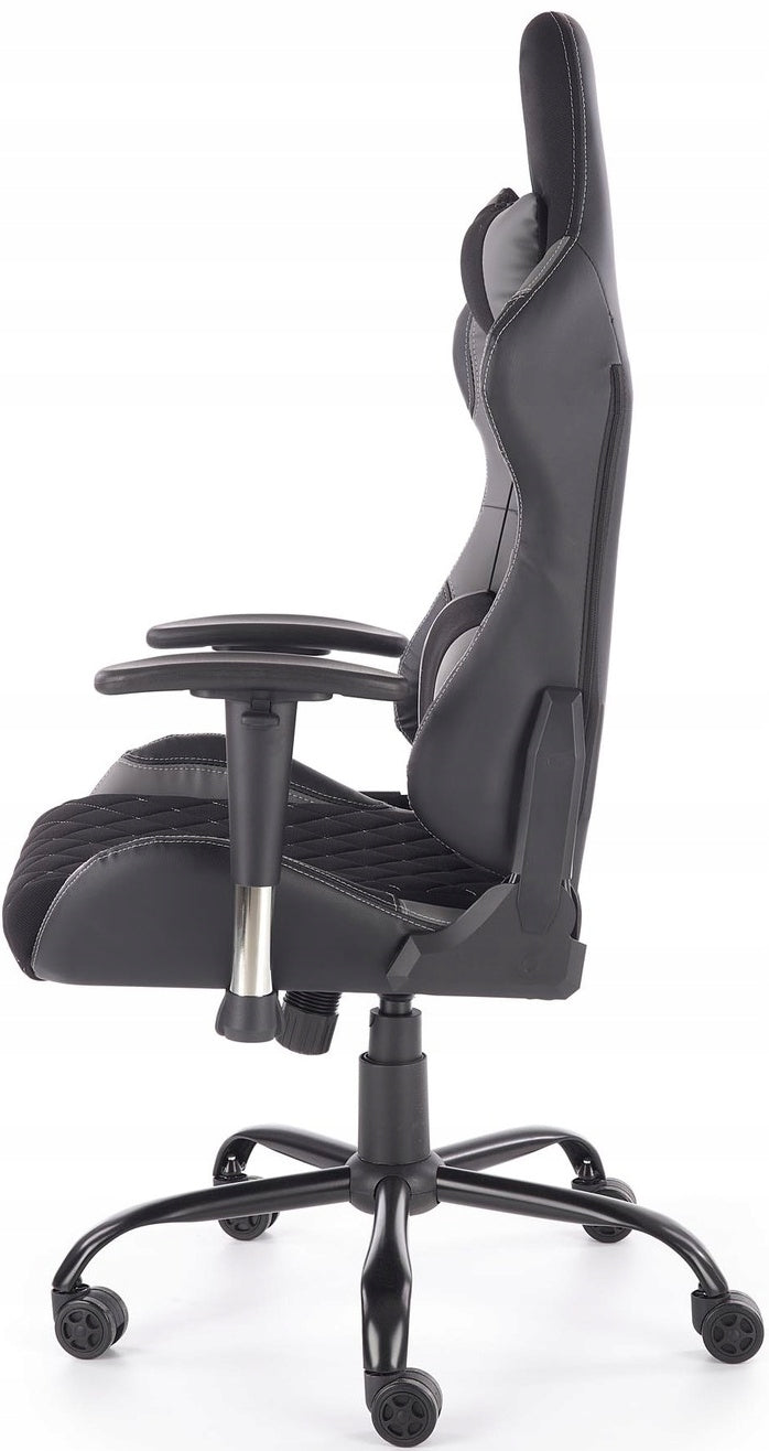 DRAKE gaming chair black gray swivel ergonomic for the player