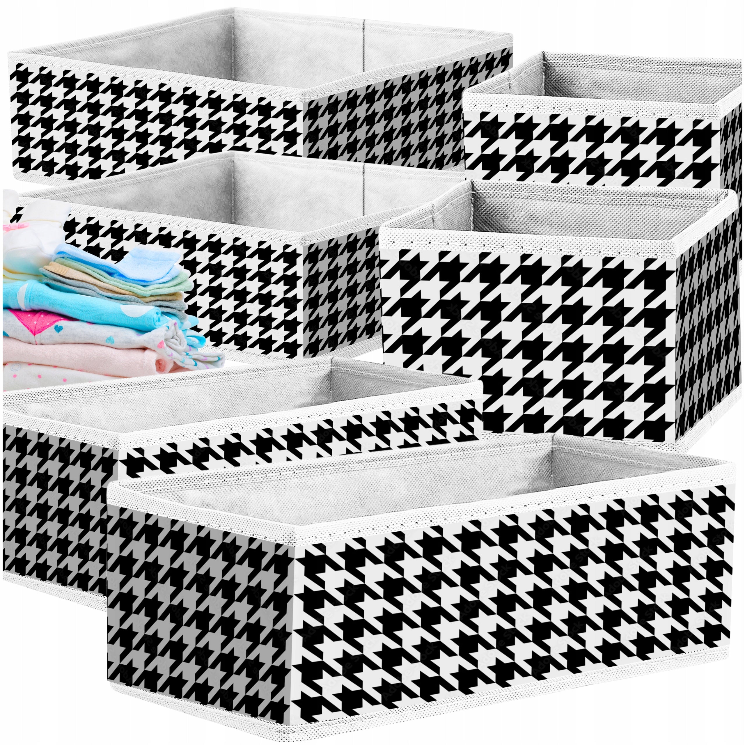 DRAWER CABINET ORGANIZERS 6PCS FOLDING UNDERWEAR CONTAINERS SOCKS Brand no brand