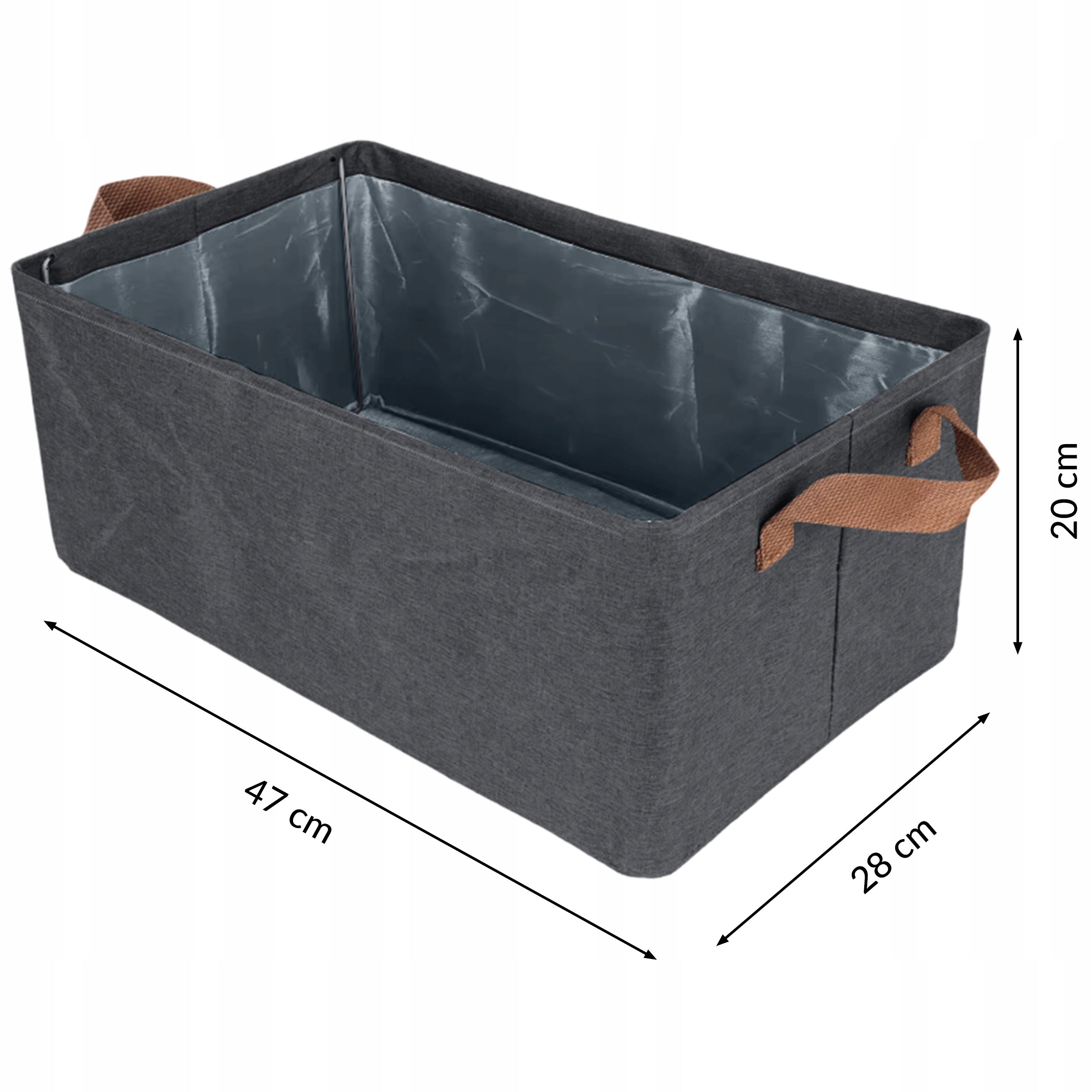 DRAWER CLOSET ORGANIZER LARGE WITH CLOTHES RACK FOLDING CONTAINER Length 47 cm