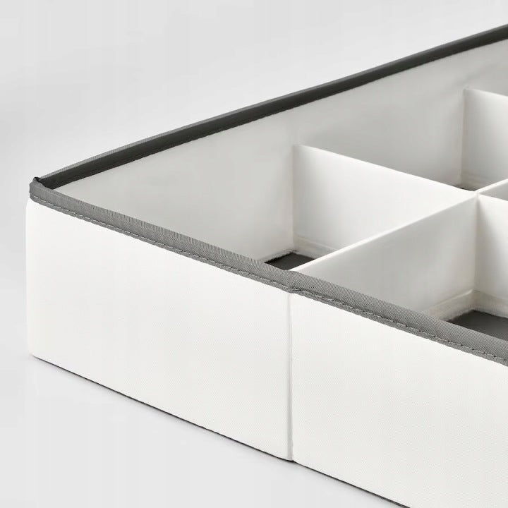 DRAWER ORGANIZER white grey 50x35x9 cm JATTEBJORN IKEA insert sorter Manufacturer code 405.732.14