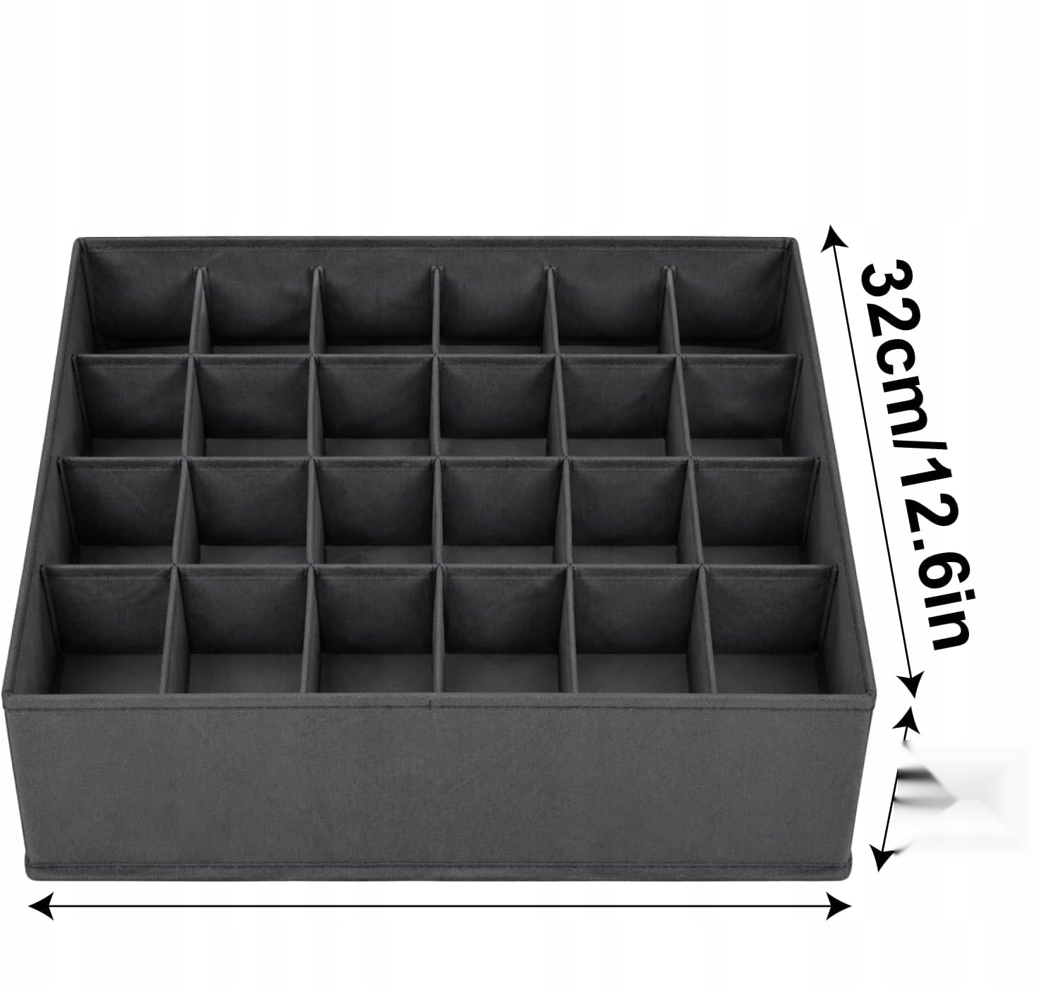 DRAWER ORGANIZERS 2 PCS 24 CELLS UNDERWEAR BOX SOCKS Brand no brand