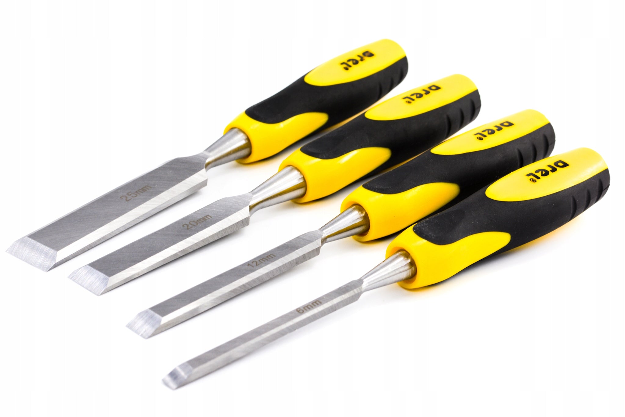 DREL CARPENTRY CHISEL FLAT FOR WOOD CARPENTRY CHISEL SET 4PCS. Purpose for wood