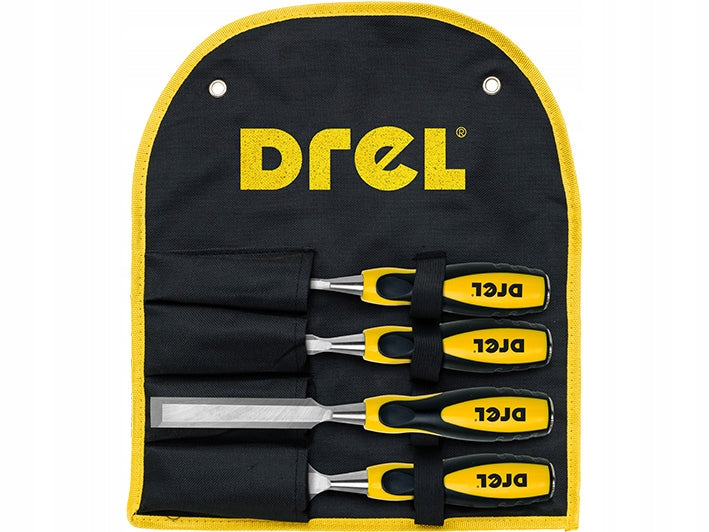DREL CARPENTRY CHISEL FLAT FOR WOOD CARPENTRY CHISEL SET 4PCS.