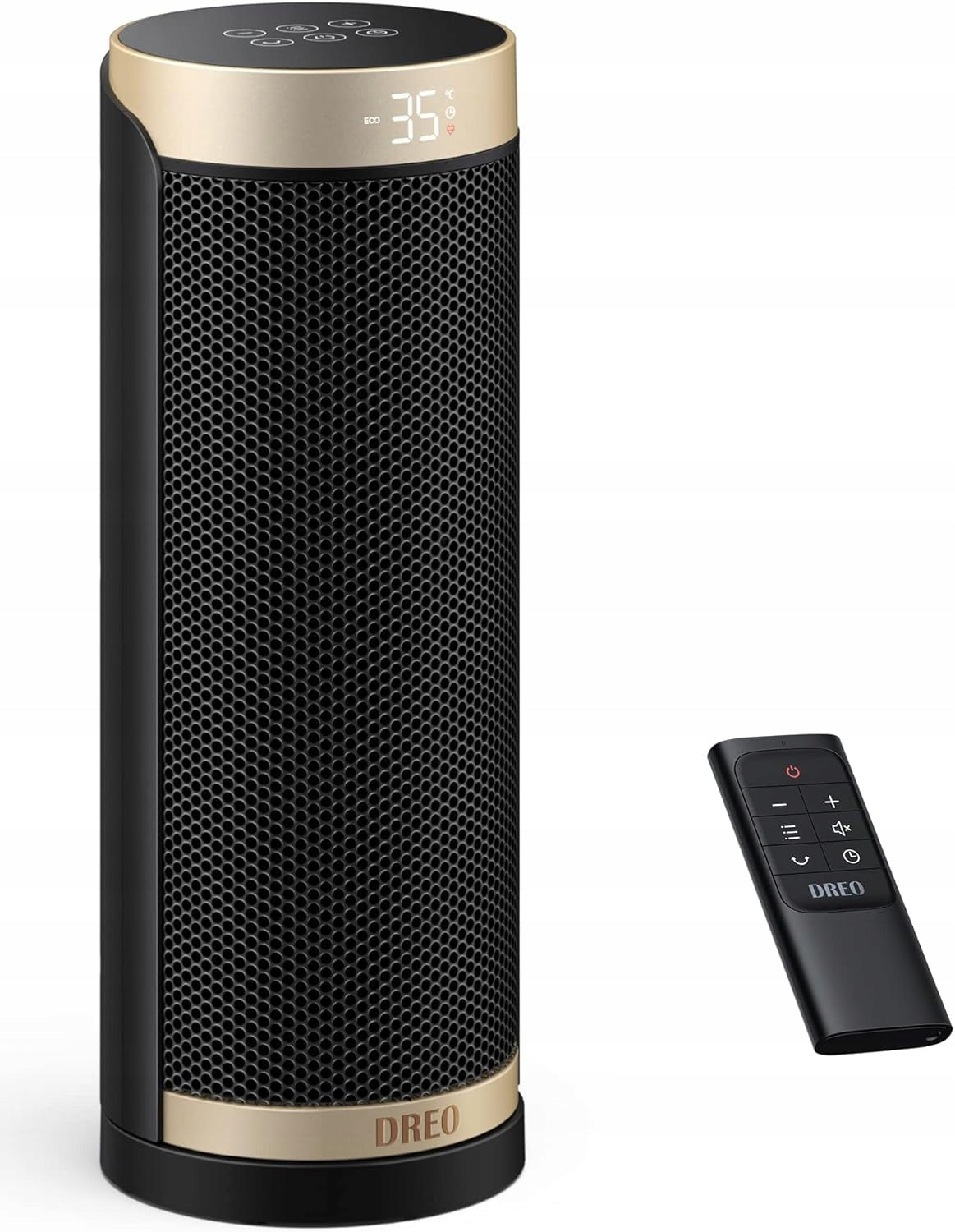 DREO Energy Efficient Quiet Ceramic Heater with Remote Control and Timer Version 2