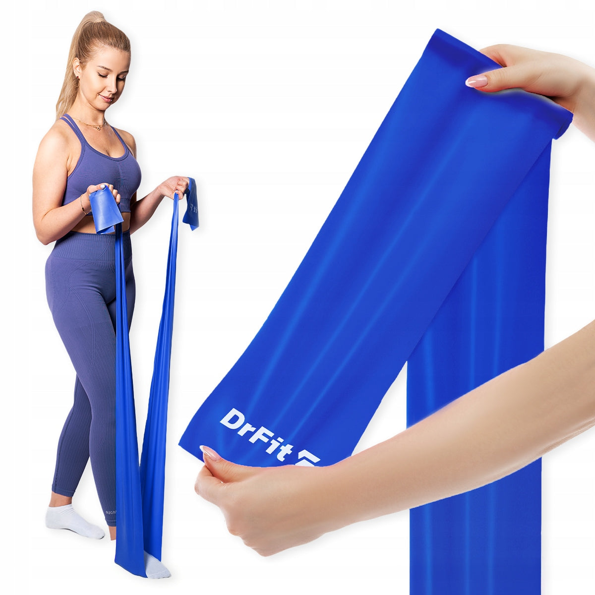 DRFIT TAPE FOR REHABILITATION AND EXERCISE RESISTANCE LATEX RUBBER 3,6 KG