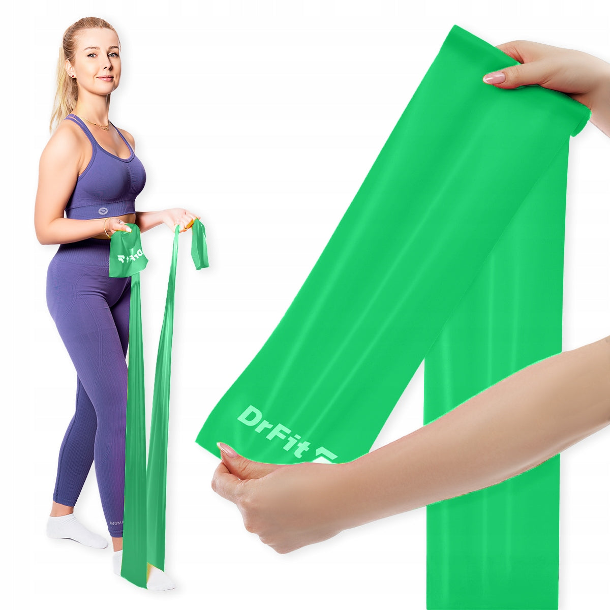 DRFIT TAPE FOR REHABILITATION AND EXERCISE RESISTANCE LATEX RUBBER 5,4 KG