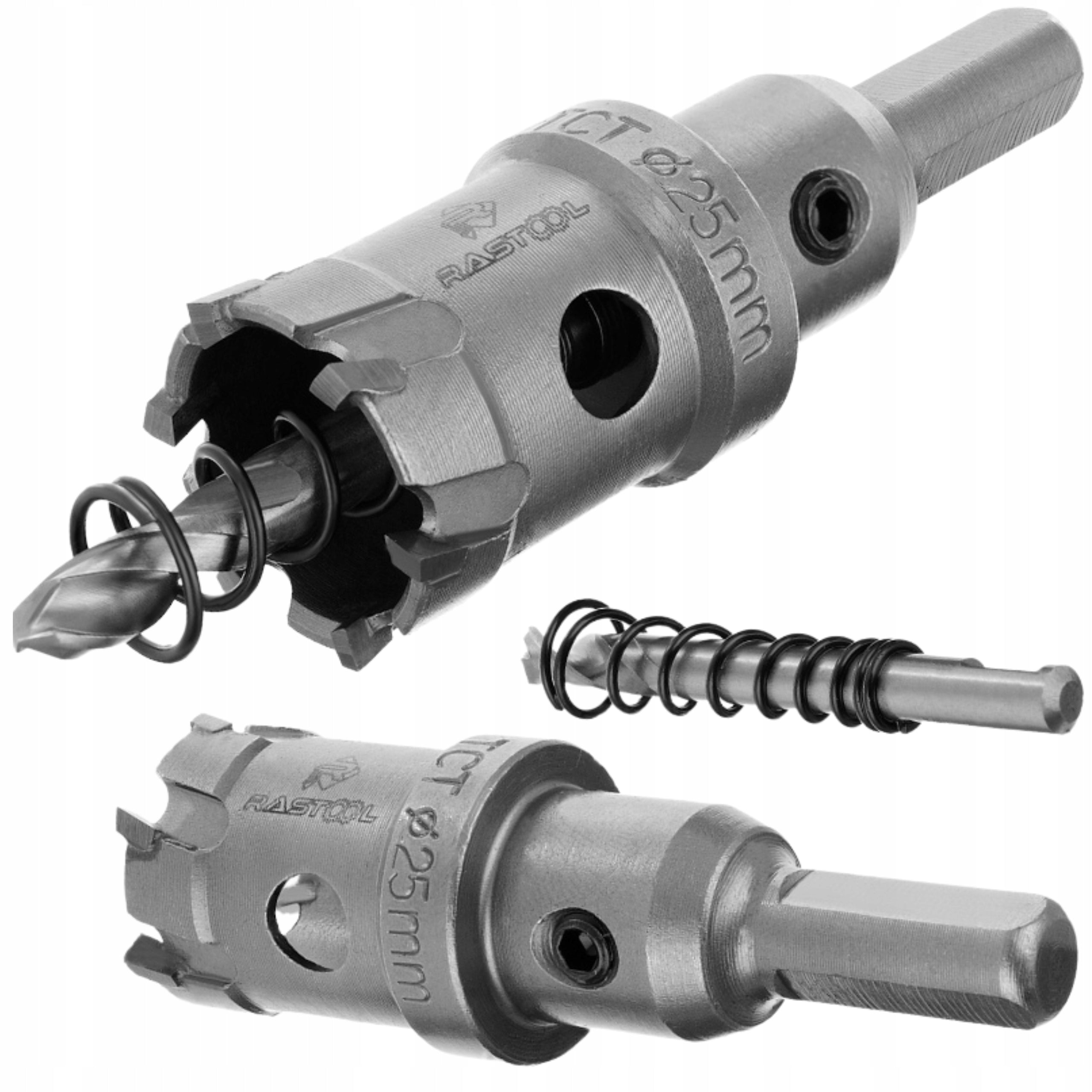 DRILL BIT FOR METAL HOLE SAW LACE INOX STEEL 25MM CEMENTED CARBIDE