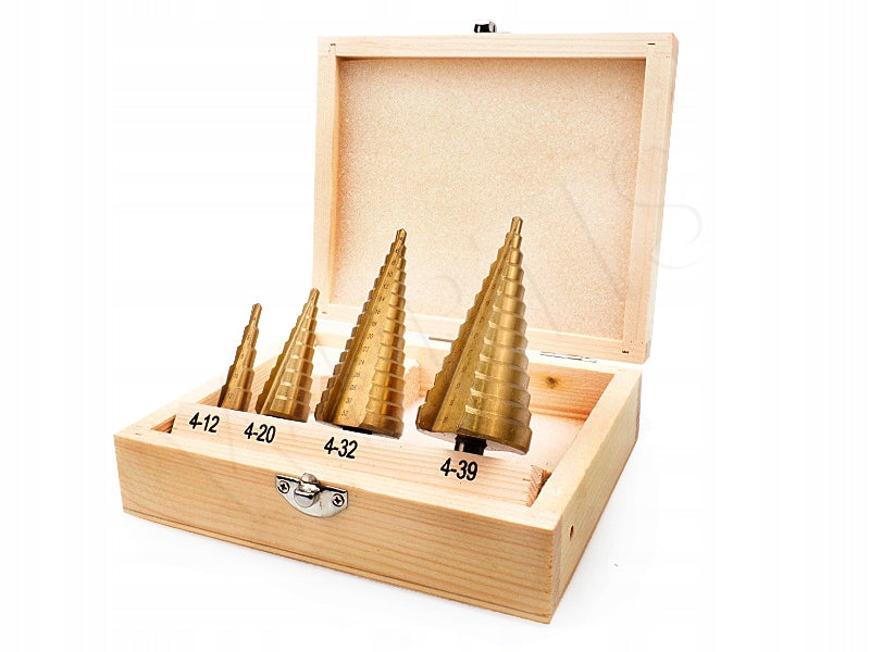 DRILL BIT STEP CONICAL 4el TITANIUM 4-39 Mounting type cylindrical
