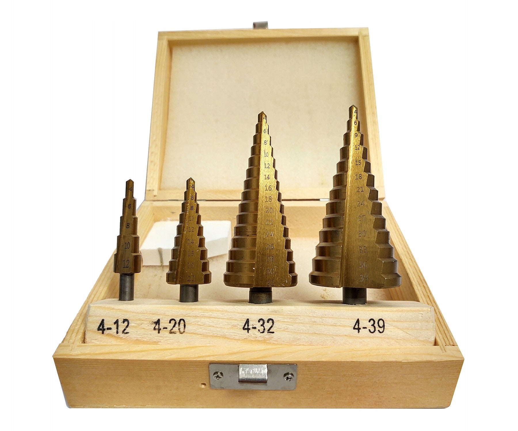 DRILL BIT STEP CONICAL 4el TITANIUM 4-39