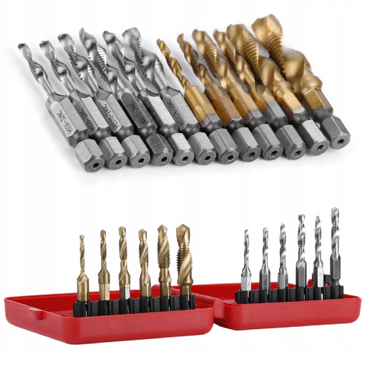 DRILL BITS FOR METAL COBALT MILWAUKEE HSS 12PCS