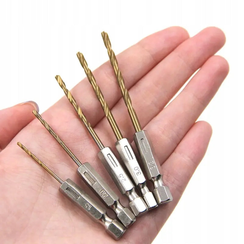 DRILL BITS TITANIUM METAL WOOD SCREWDRIVERS HSS 13pcs Manufacturer code WHZ13