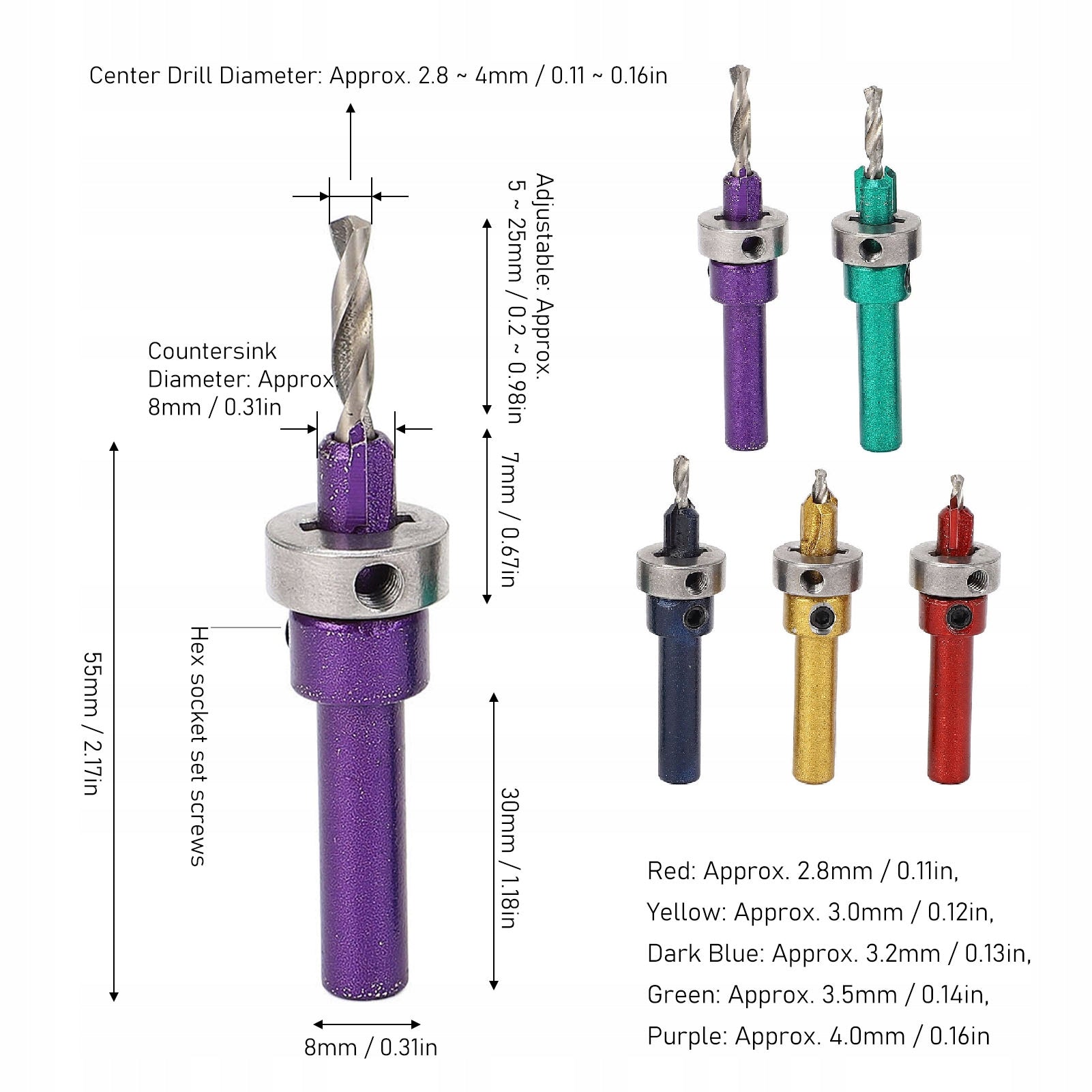 DRILL BITS WITH WOOD BEVEL DREDGE CORNICE SET Brand no brand