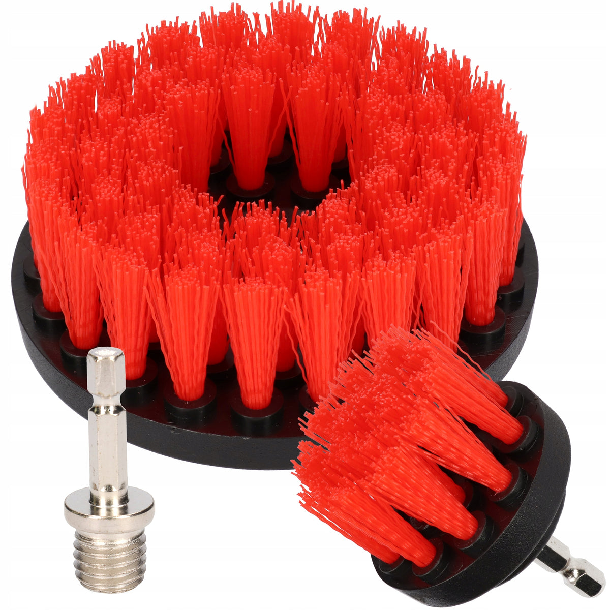 DRILL BRUSH UPHOLSTERY SCREWDRIVER MEDIUM HARD 2 PACK