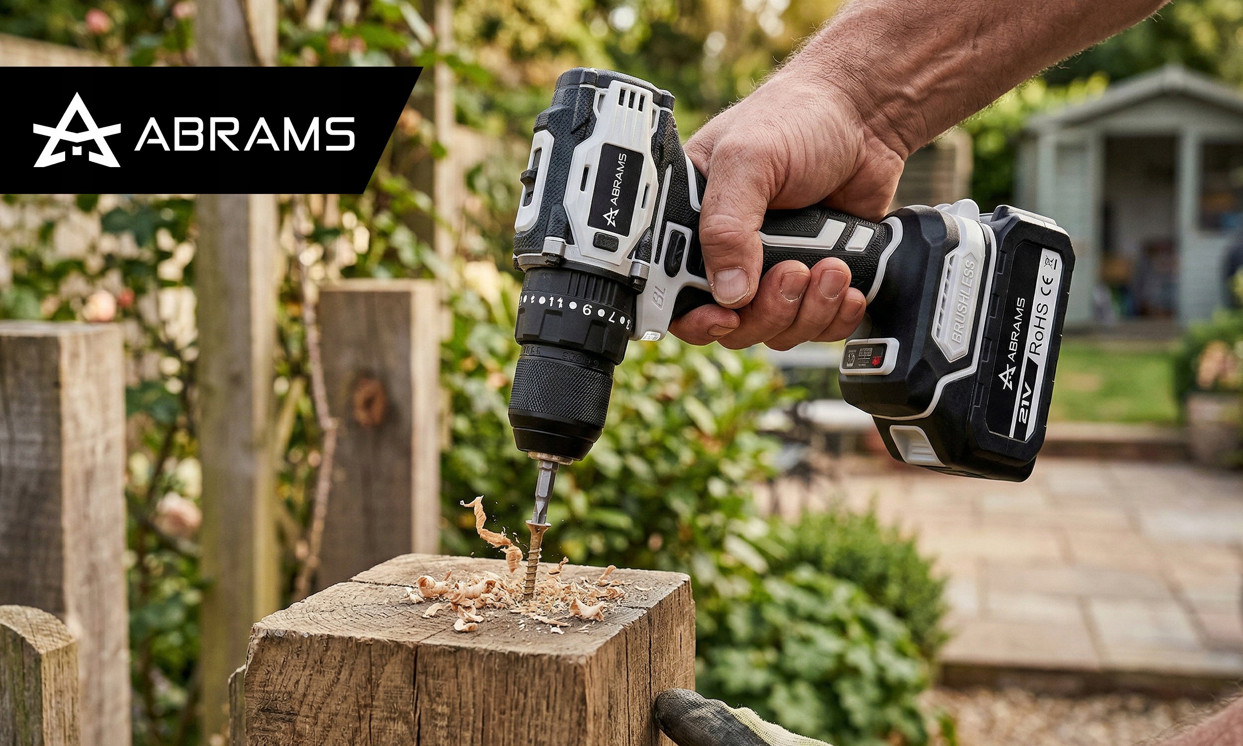 DRILL BRUSHLESS IMPACT SCREWDRIVER CORDLESS SET STRONG AKU 4A Brand Abrams