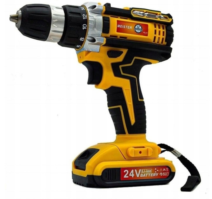 DRILL CORDLESS SCREWDRIVER MEGA STRONG 36V SUITCASE 2AKU BIT SET EAN (GTIN) 5906449764280