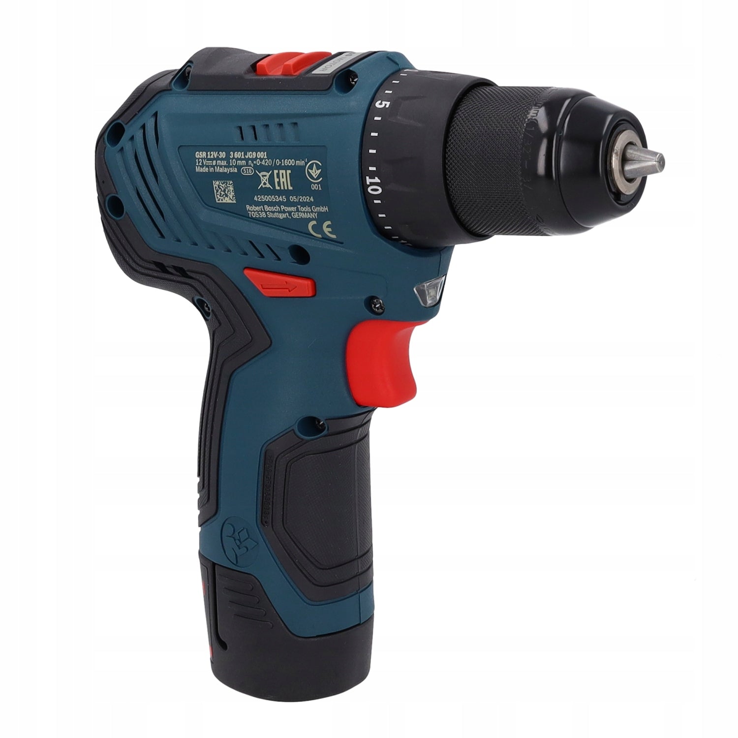 DRILLING MACHINE 2x2Ah + BITS GSR 12V-30 BOSCH 06019G9001 Brand Bosch