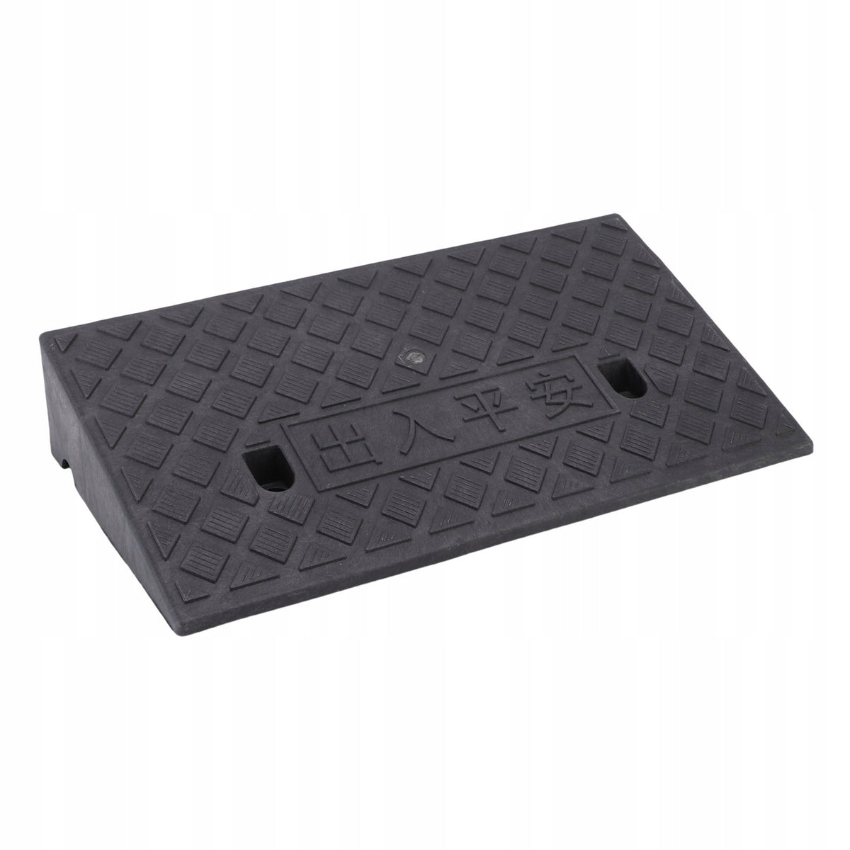 DRIVEWAY THRESHOLD RAMP BLACK DOUBLE HOLES FOR SIDEWALK RAMP WITH 1L Brand no brand