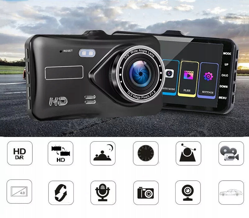 DRIVING RECORDER FULL HD REVERSING CAMERA MENU PL Brand Kopier