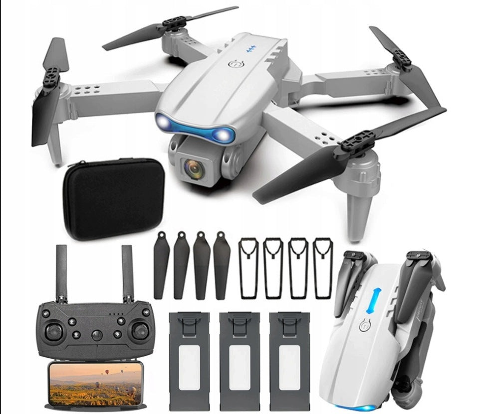 DRONE 2x CAMERA 4K HOVER 500M WIFI CASE REMOTE CONTROL TOY GIFT IDEA