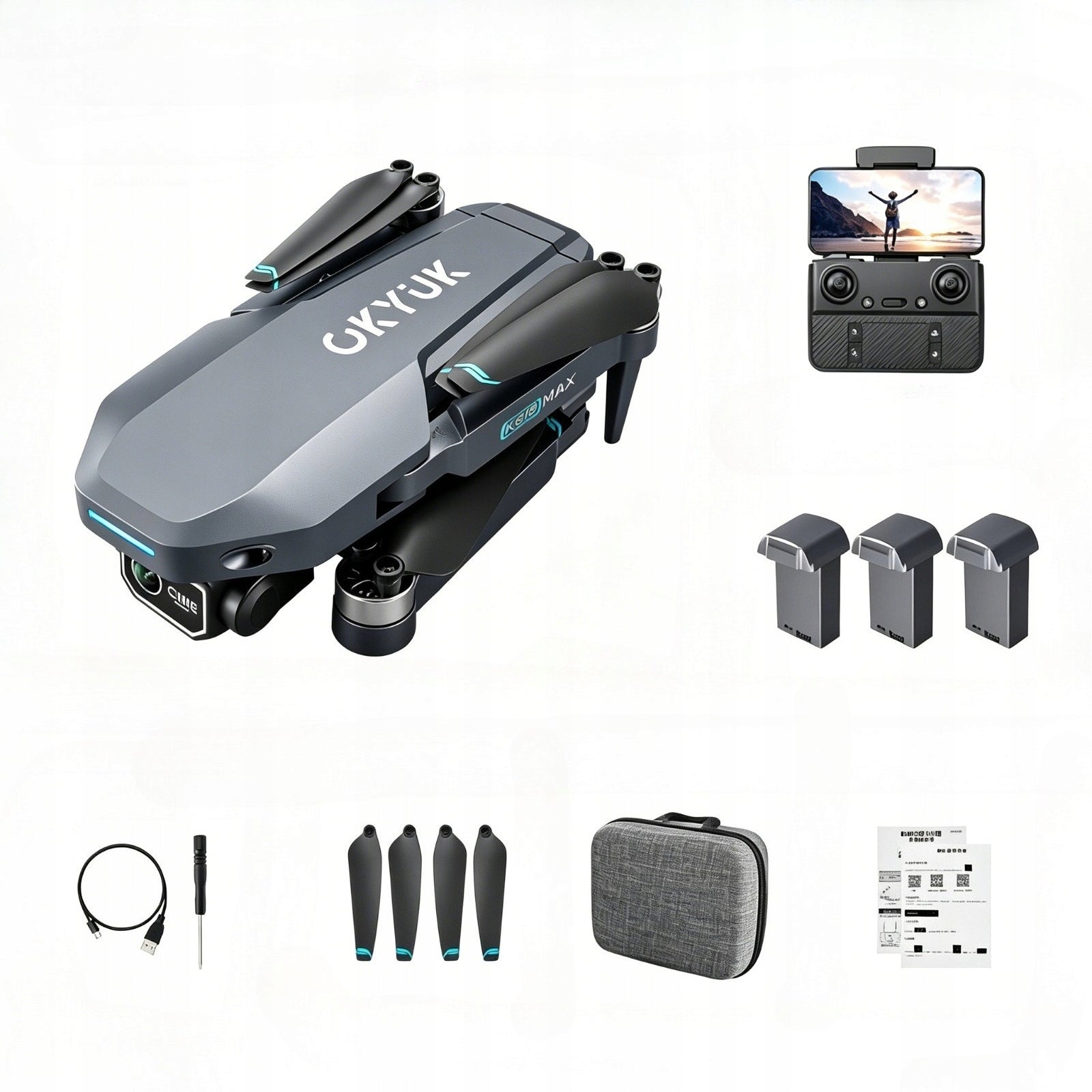 DRONE 4K INTELLIGENT OBSTACLE AVOIDANCE BRUSHLESS MOTOR 35 MINUTES FLIGHT