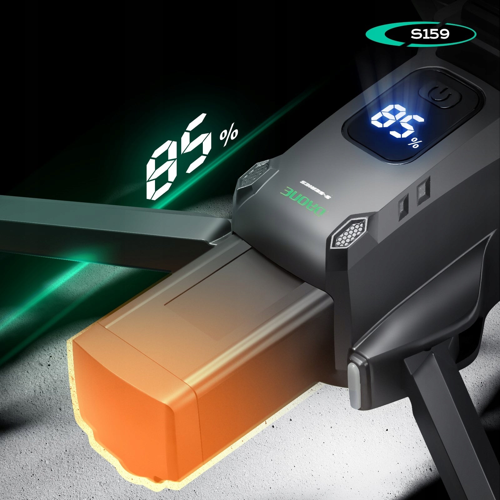 DRONE AVOIDING OBSTACLES CAMERA RANGE 5000m GPS WIFI BRUSHLESS MOTORS Brand no brand