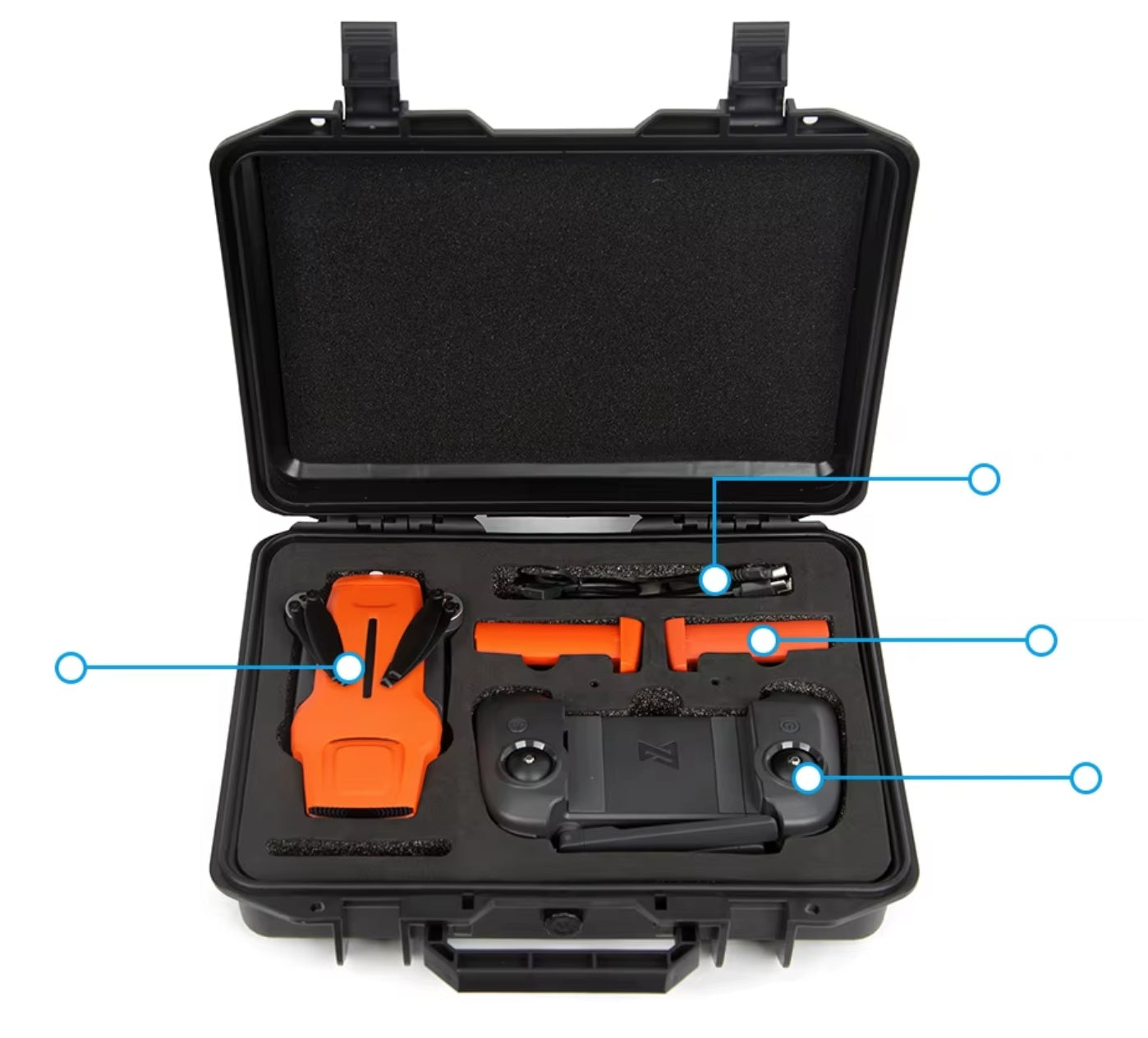 DRONE CASE WATERPROOF BAG FOR DJI MINI 4 PRO/MINI 3 PRO/MINI 3 Packaging status original