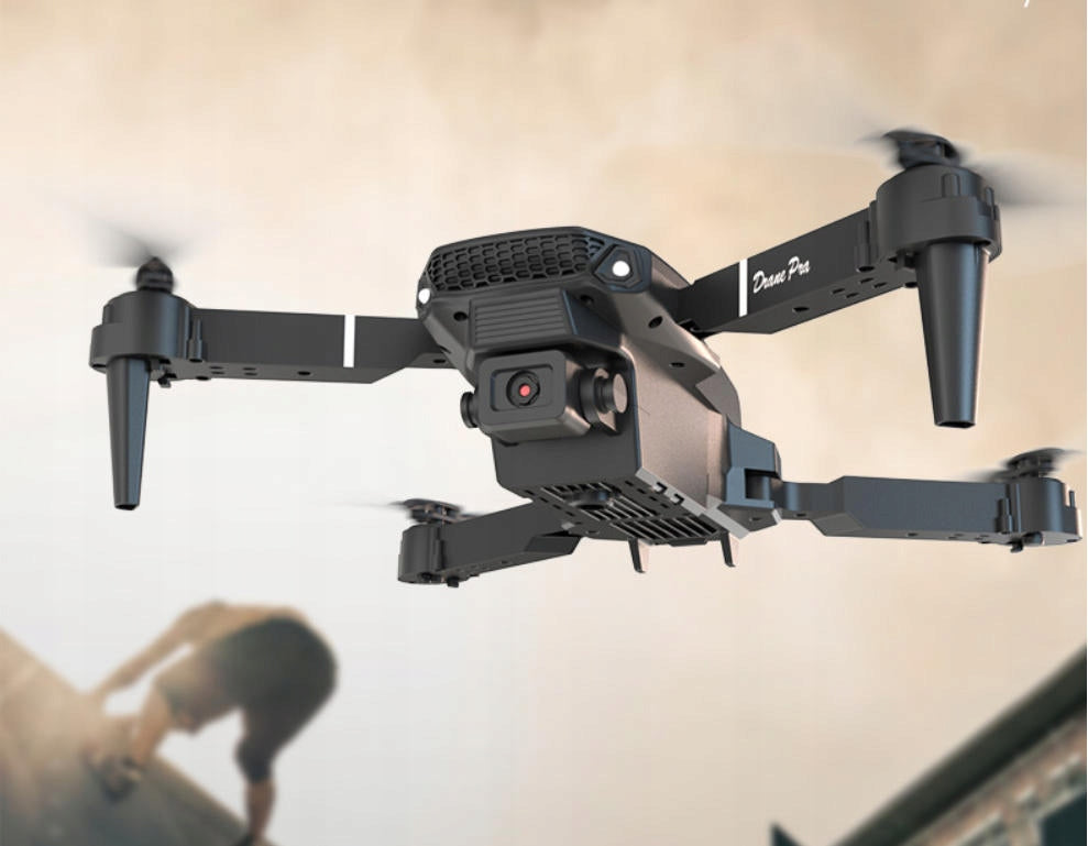DRONE E88 GT Series BRUSHLESS MOTORS 2 CAMERAS HOVER 3 BATTERIES TOY Manufacturer code DRON KAMERY WIFI HD