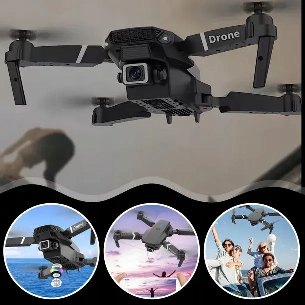 DRONE E88 PRO WIFI CAMERA 4K 350m FPV FOLDING CASE GIFT FOR BABY!!! Manufacturer code DRON KAMERA HD ZDALNIE STEROWANY ZABAWKA