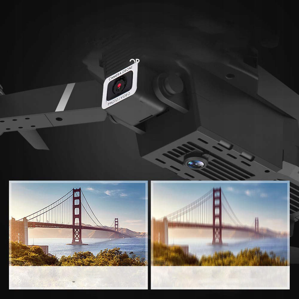 DRONE MULTIFUNCTIONAL QUADROCOPTER TOY 4K 2 CAMERAS + 3 BATTERY Brand no brand