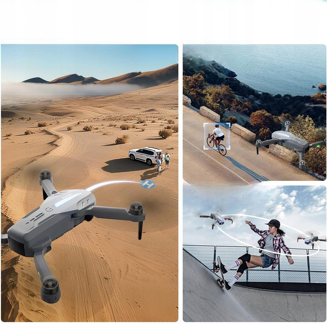 DRONE REMOTE CONTROLLED HD CAMERA FOLDABLE QUADCOPTER FERIETELF 1080P 3D Brand no brand