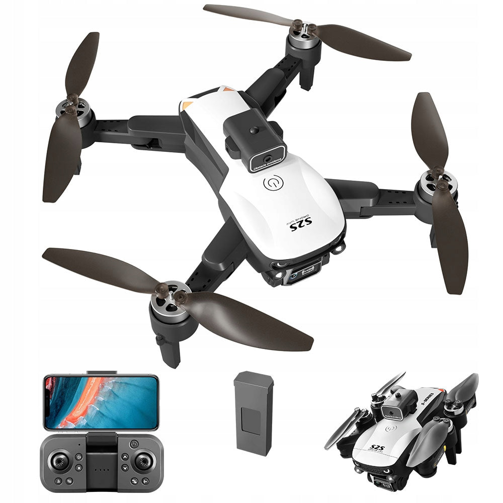 DRONE S2S MINI 2xCAMERAS INCLUDED AVOIDING OBSTACLES WIFI 4K TOY