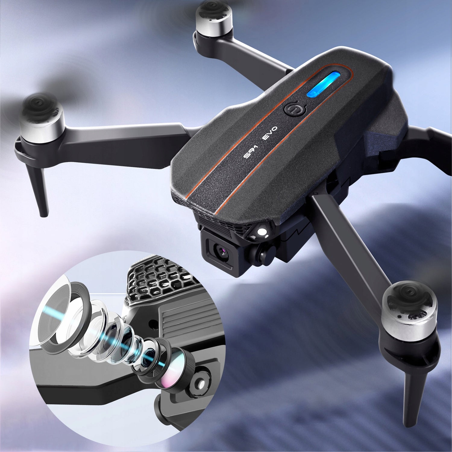 DRONE S91 2 CAMERAS WIFI HD TOY HOVER 100m REMOTE CONTROLLED REMOTE CONTROL Brand no brand