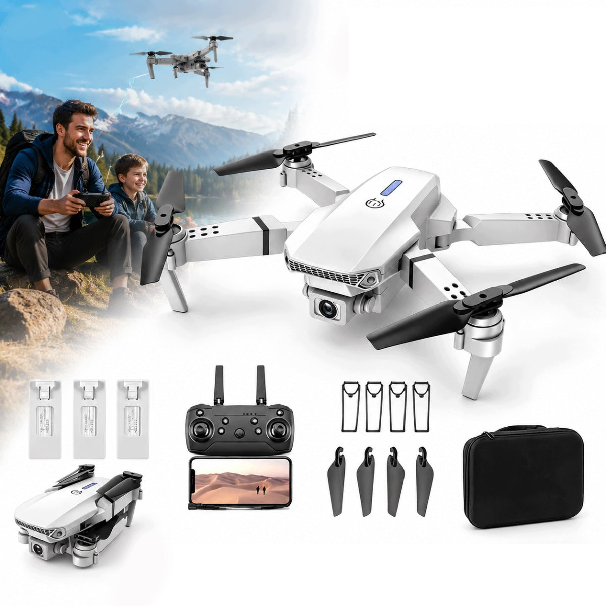 DRONE TOY ADJUSTMENT 2 CAMERAS