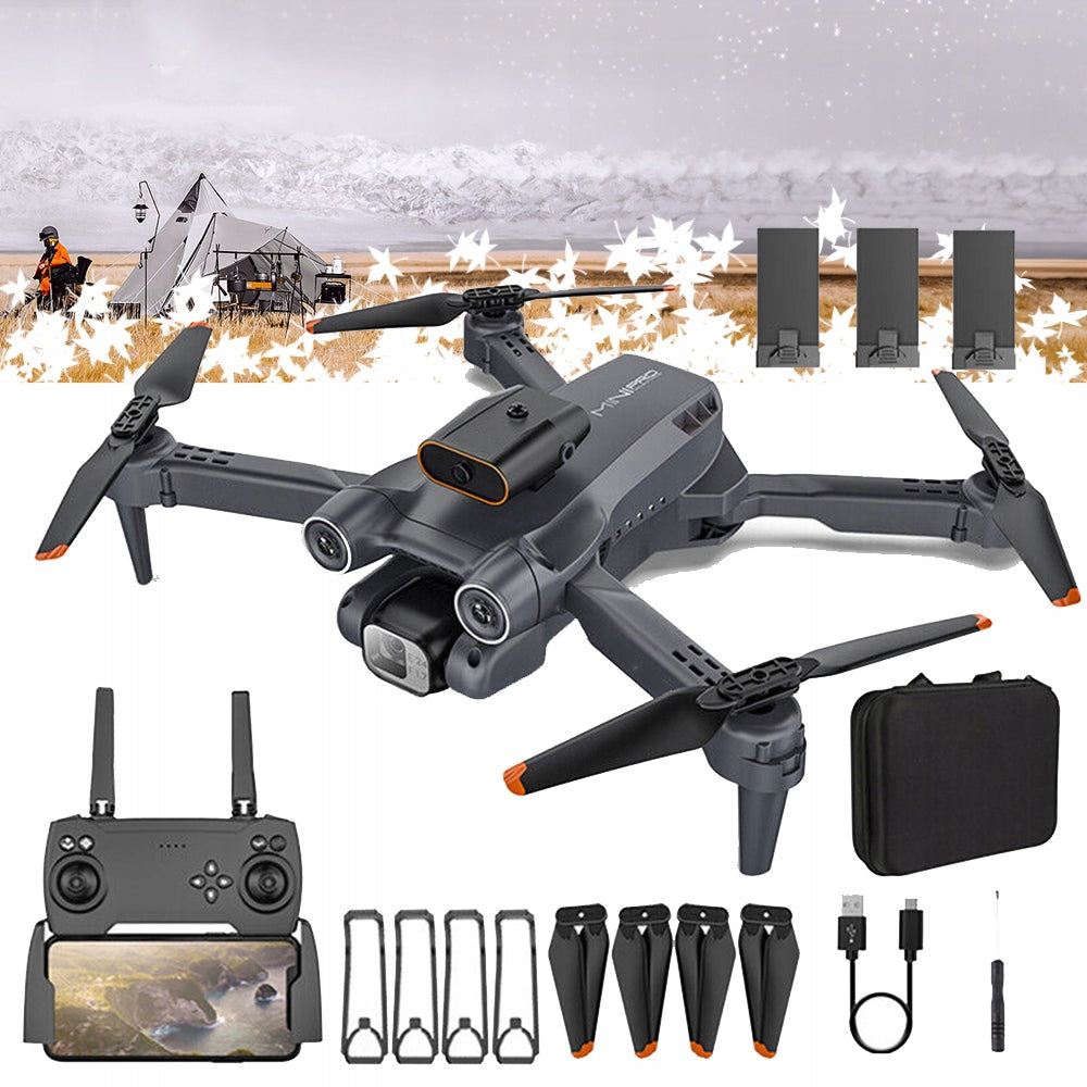 DRONE WITH 2 CAMERAS, DRONE WITH OBSTACLE AVOIDANCE FUNCTION, RC DRONE WIFI FPV