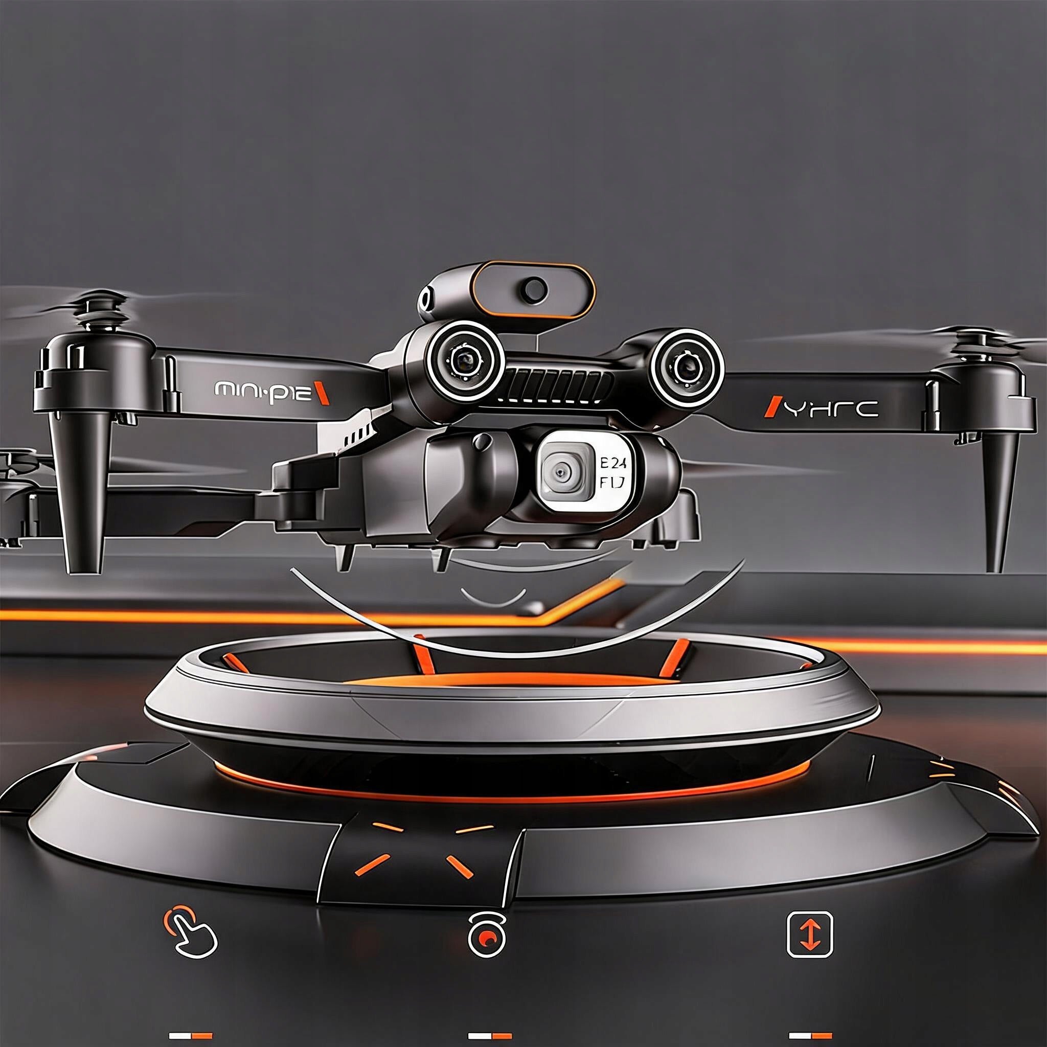 DRONE WITH CAMERA 8K 720P WIFI 3 BATTERIES 360° AVOID OBSTACLES FOLDING HEADLESS Model fdgjmnhgkh