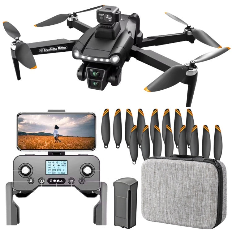 DRONE WITH CAMERA 8K LCD DISPLAY 5' BRUSHLESS MOTORS RANGE 3000M GPS