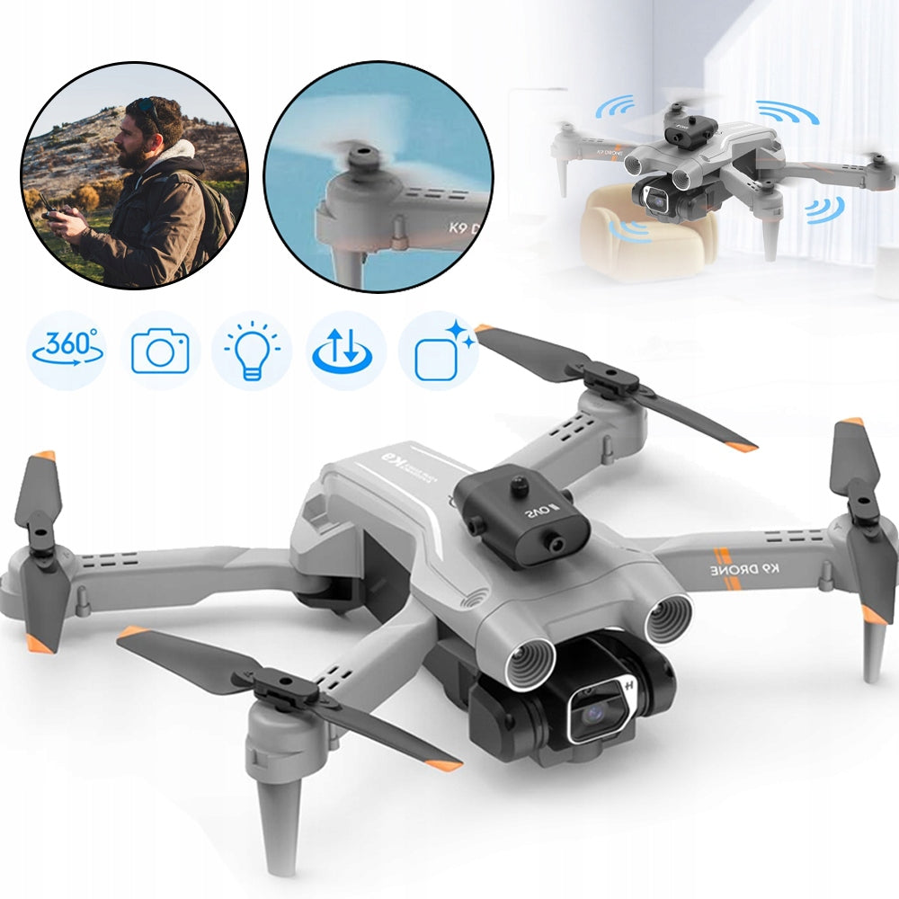 DRONE WITH CAMERA FOR ADULTS, FOLDING QUADCOPTER RC, GIFT FOR CHILDREN
