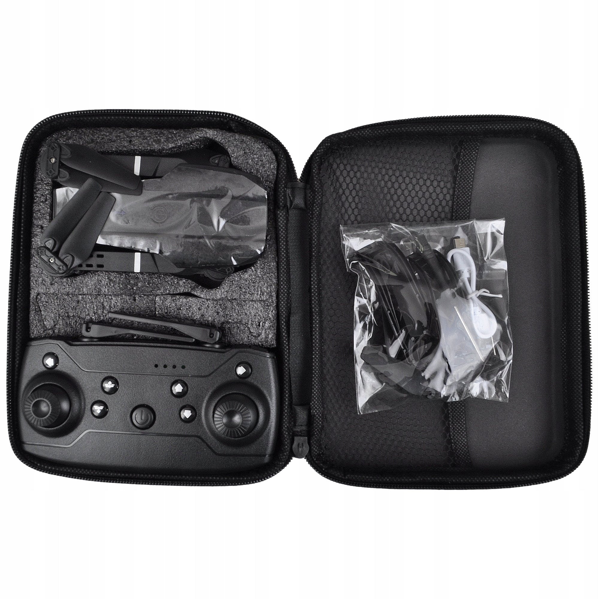 DRONE WITH CAMERA PRO TOY WIFI CAMERA FULL HD REMOTE CONTROL REMOTE CONTROLLED CASE Packaging status original