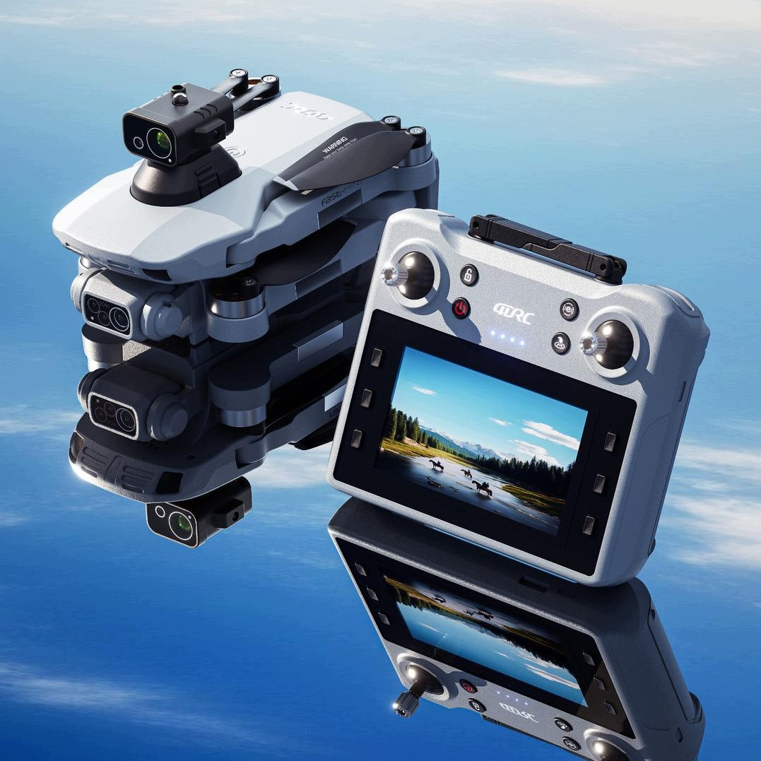 DRONE WITH HD GPS WIFI CAMERA 3 BATTERIES LCD SCREEN BRUSHLESS TOY 5G Brand WINANQE